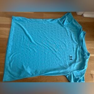 Under Armour Men’s  Aqua Blue Short Sleeve Performance Tee